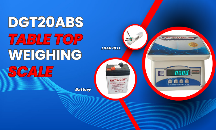 ABS Table Top Weighing Scale – Capacity 20kg and Accuracy 2g Hero Image
