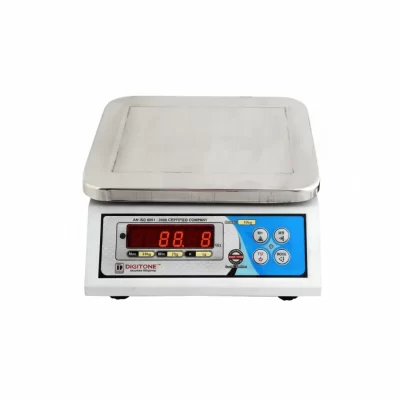 “Digitone® DGT NANO Table Top Weighing Scale 30kg – Compact Stainless Steel Platform with LED Display