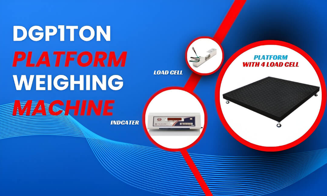 Digitone DGP1TON Platform Weighing Machine – 1 Ton Heavy Duty Digital Industrial Scale