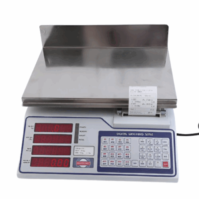 Table Top Weighing Machine with Stainless Steel Platform – Digitone DGT10POS2 10kg Capacity